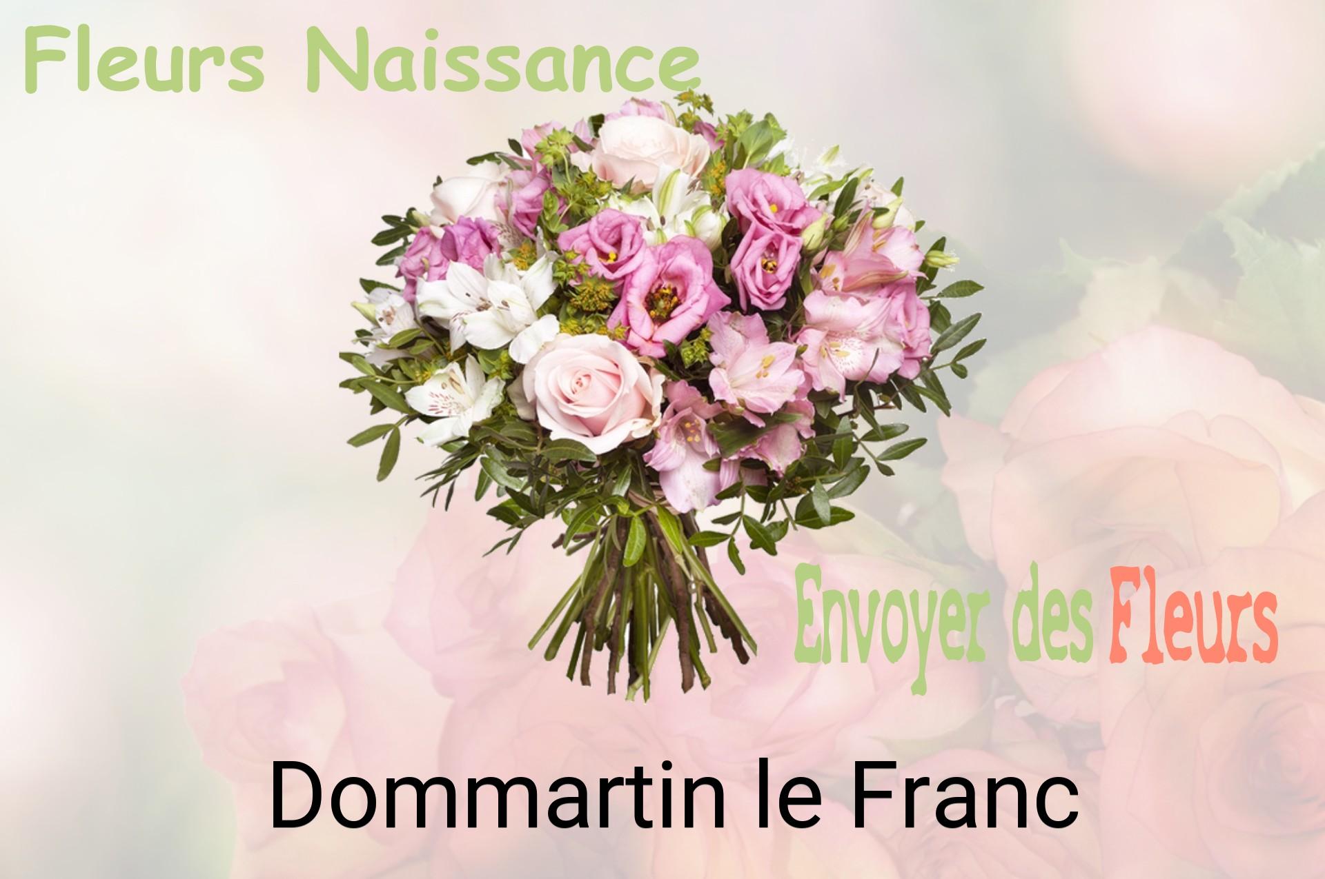 Bouquet de fleurs de naissance livré à Dommartin-le-Franc